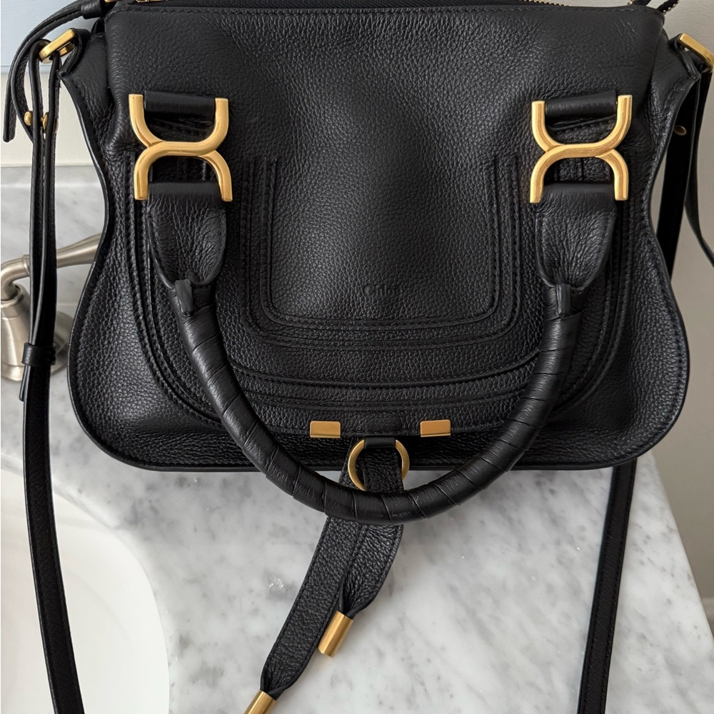 Chloe Marcie Bag, small black